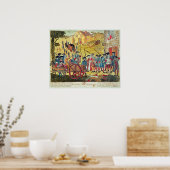 Die Festnahme von Louis Dominique Cartouche Poster (Küche)