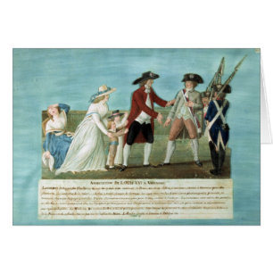 Die Festnahme von Louis XVI und seine Familie