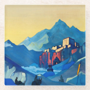 „Die Festung des Geistes“ von Nicholas Roerich Glasuntersetzer