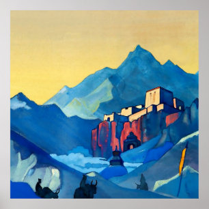 „Die Festung des Geistes“ von Nicholas Roerich Poster