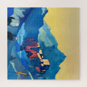 „Die Festung des Geistes“ von Nicholas Roerich Puzzle (Horizontal)