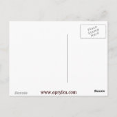 Die Festung von Carcassone Postkarte (Rückseite)