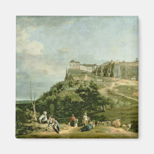 Die Festung von Konigstein, 18. Jahrhundert Magnet