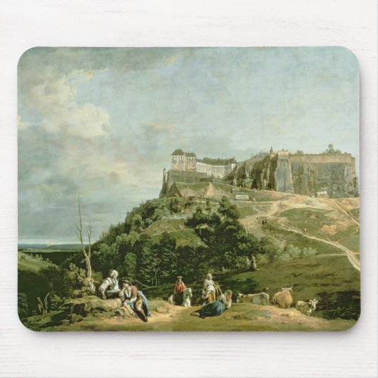 Die Festung von Konigstein, 18. Jahrhundert Mousepad (Vorne)