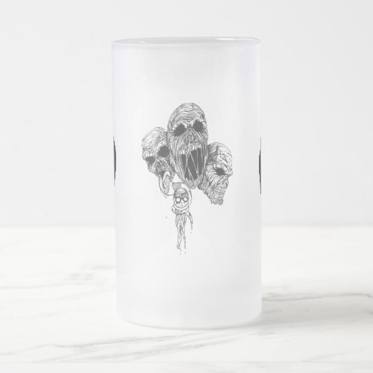 Die Fetals Bier-Tasse Mattglas Bierglas (Mittel)