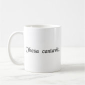 Die fette Dame hat gesungen Kaffeetasse (Links)