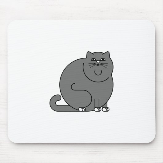 Die Fettkatze Mousepad (Vorne)