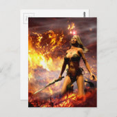 die Feuergöttin Postkarte (Vorne/Hinten)