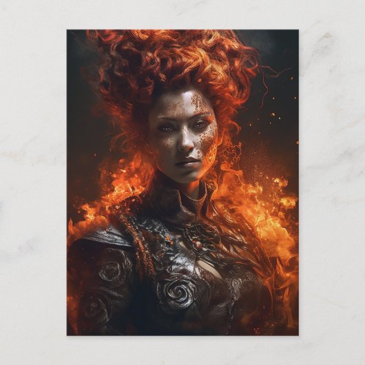 Die Feuergöttin Postkarte (Vorderseite)