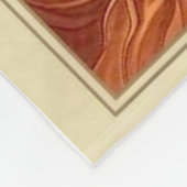 Die Feuerpriesterin Fleecedecke (Ecke)