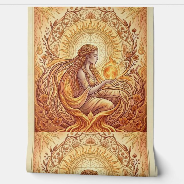 Die Feuerpriesterin Tapete (Abrollen)