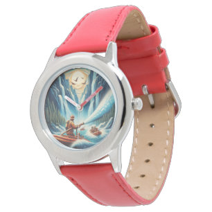 Die Feuerwehrleute verfrachteten sich auf ihr Boot Armbanduhr