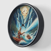 Die Feuerwehrleute verfrachteten sich auf ihr Boot Uhr (Winkel)