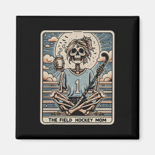 Die Field-Hockey-Mutter-Tarrot-Karte  Magnet