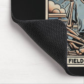 Die Field-Hockey-Mutter-Tarrot-Karte Mousepad (Ecke)