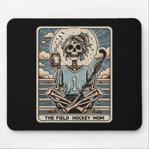 Die Field-Hockey-Mutter-Tarrot-Karte  Mousepad