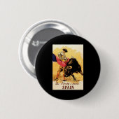 Die Fiesta De Toros In Spanien Button (Vorne & Hinten)