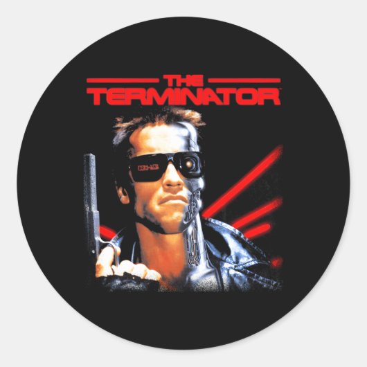 Die Filmbox Terminator Runder Aufkleber (Vorderseite)