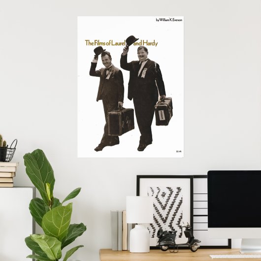Die Filme Laurel und Hardy Poster (Heimbüro)