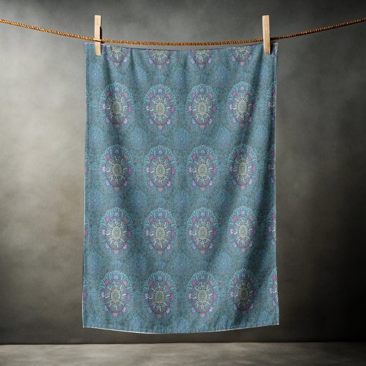 Die Filterluftwaffe Blue Manipur Mandala Strandtuch