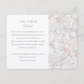 Die Finer Details Card Lilies William Morris Begleitkarte (Vorderseite)