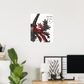 Die finstere Seite von Heraldry Poster (Heimbüro)