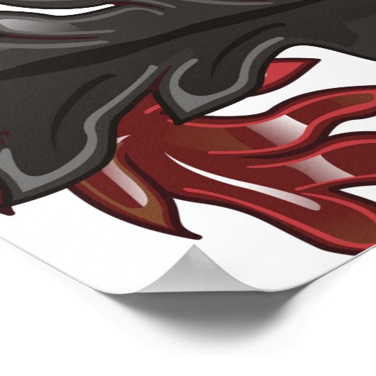 Die finstere Seite von Heraldry Poster (Ecke)