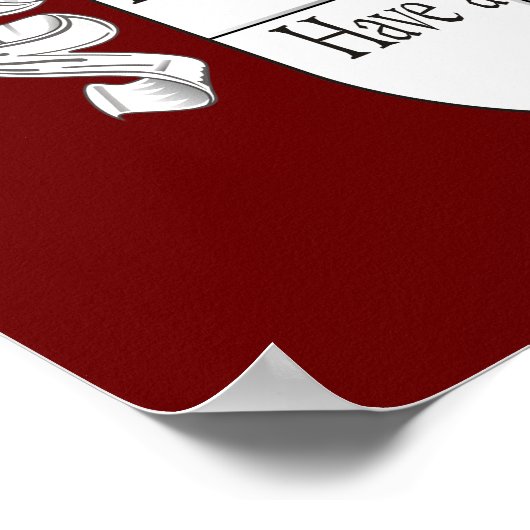 Die finstere Seite von Heraldry Poster (Ecke)