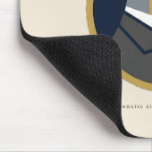 Die Firmen-Taube: Monokel-Exemplar Nr. 02 Mous Mousepad (Ecke)