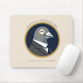 Die Firmen-Taube: Monokel-Exemplar Nr. 02 Mous Mousepad (Mit Mouse)