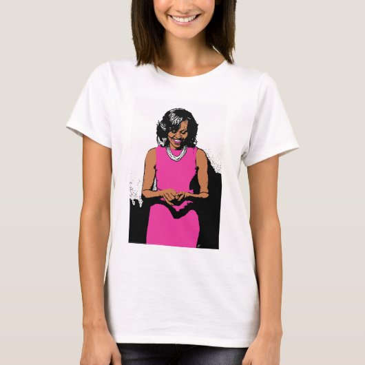 Die First Lady von Jesse Raudales T-Shirt (Vorderseite)