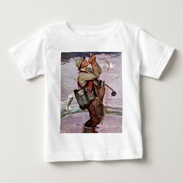 Die Fische springen Baby T-shirt (Vorderseite)