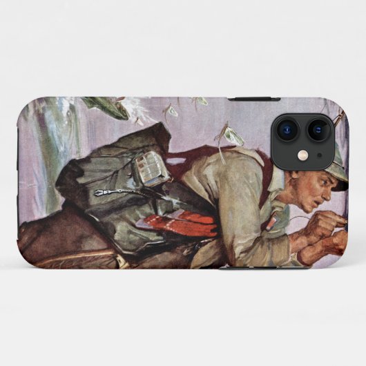 Die Fische springen Case-Mate iPhone Hülle (Rückseite (Horizontal))