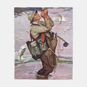 Die Fische springen Fleecedecke