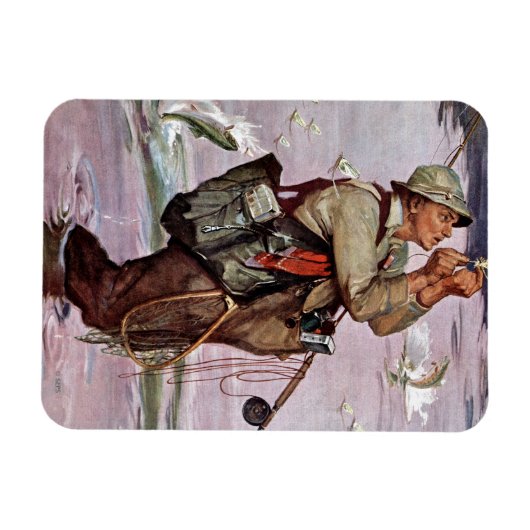 Die Fische springen Magnet (Horizontal)