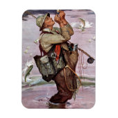 Die Fische springen Magnet (Vertikal)