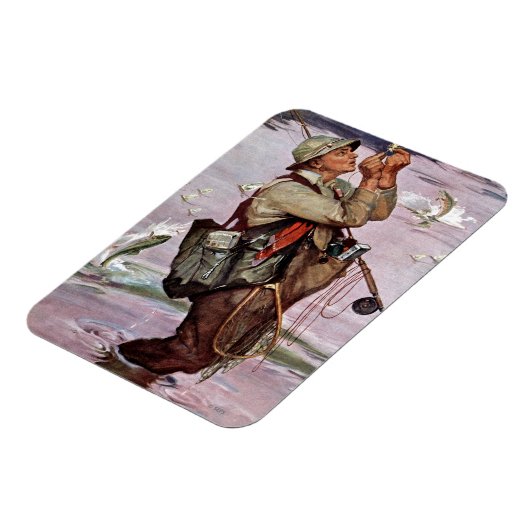 Die Fische springen Magnet (Linke Seite)