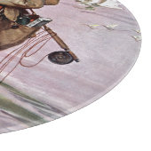 Die Fische springen Schneidebrett (Ecke)