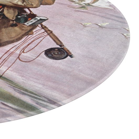 Die Fische springen Schneidebrett (Ecke)