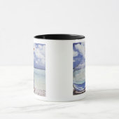 Die Fische springend vom Aquarium Tasse (Zentrum)