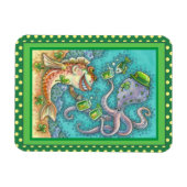 DIE FISCHE UND OCTOPUS DER STADT BIEN MAGNET (Horizontal)
