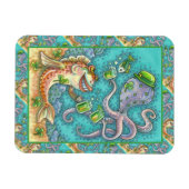 DIE FISCHE UND OCTOPUS DER STADT BIEN MAGNET (Horizontal)