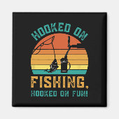 Die Fischerei auf der Sonnenseite Magnet (Vorne)