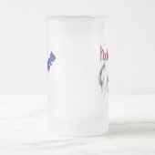 Die Fischerei auf der Sonnenseite Mattglas Bierglas (Mittel)