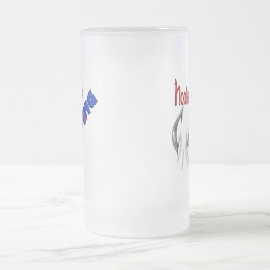 Die Fischerei auf der Sonnenseite Mattglas Bierglas (Mittel)