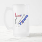 Die Fischerei auf der Sonnenseite Mattglas Bierglas (Links)