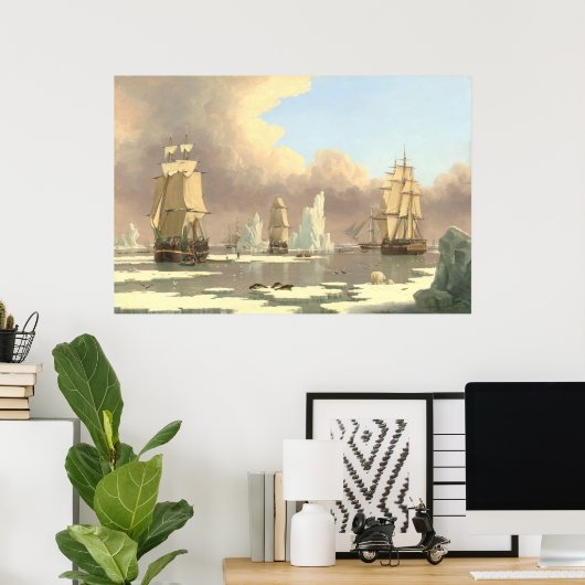 Die Fischerei im nördlichen Wal - John Ward Fine A Poster (Heimbüro)