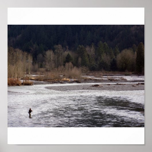 Die Fischerei in der Wildnis Poster (Vorne)