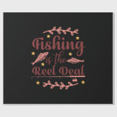 Die Fischerei ist die Rolle Geschenkpapier (Flach)