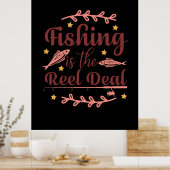 Die Fischerei ist die Rolle Poster (Küche)